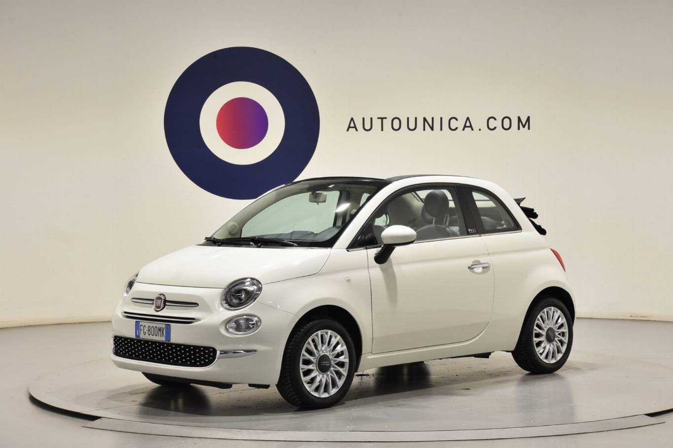 FIAT 500c 1.2 lounge automatica neopatentati Usata a Brescia - AUTOUNICA